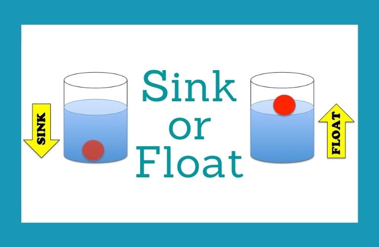 float sink kids activity experiment science preschool fun engaging easy